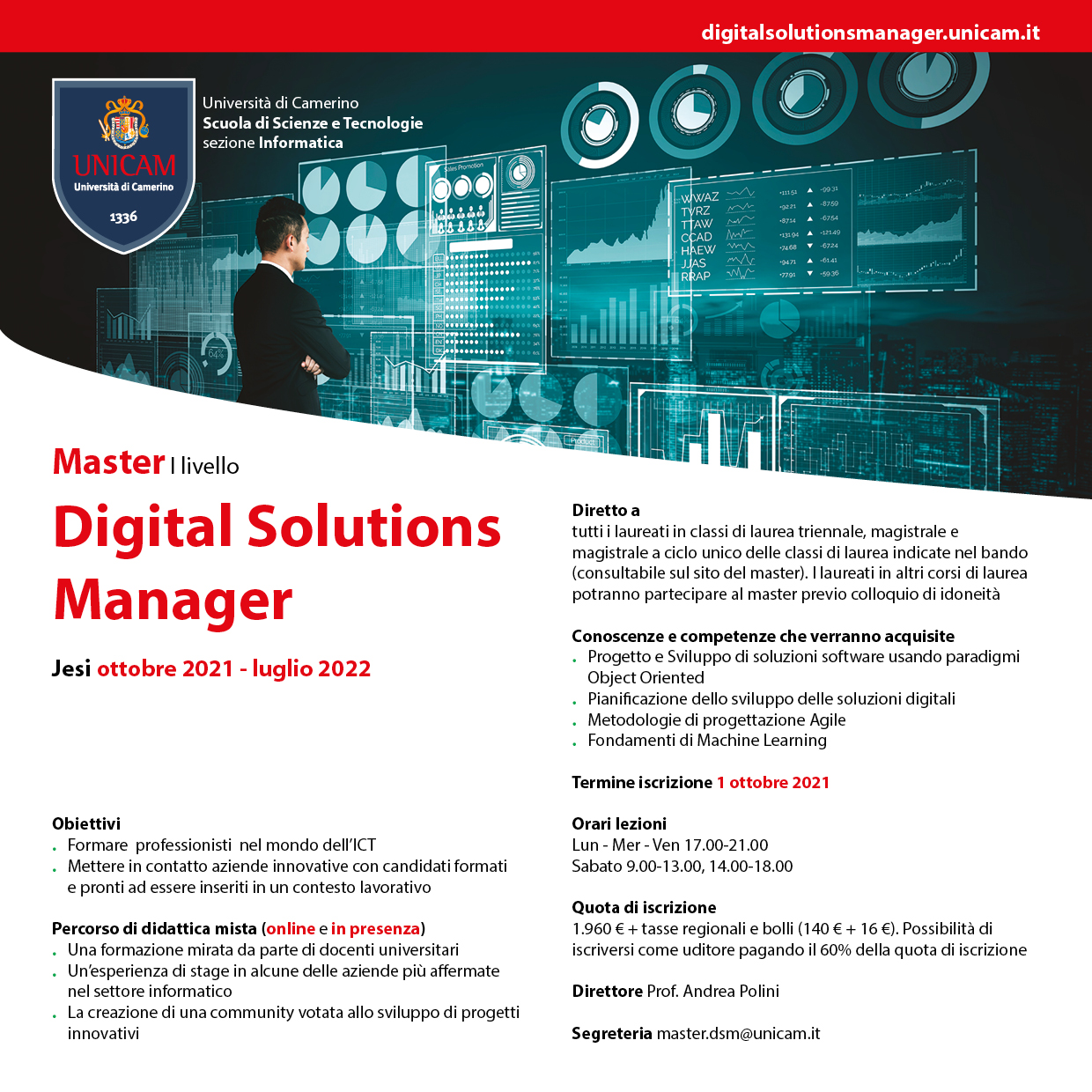 Locandina master - digital solution manager