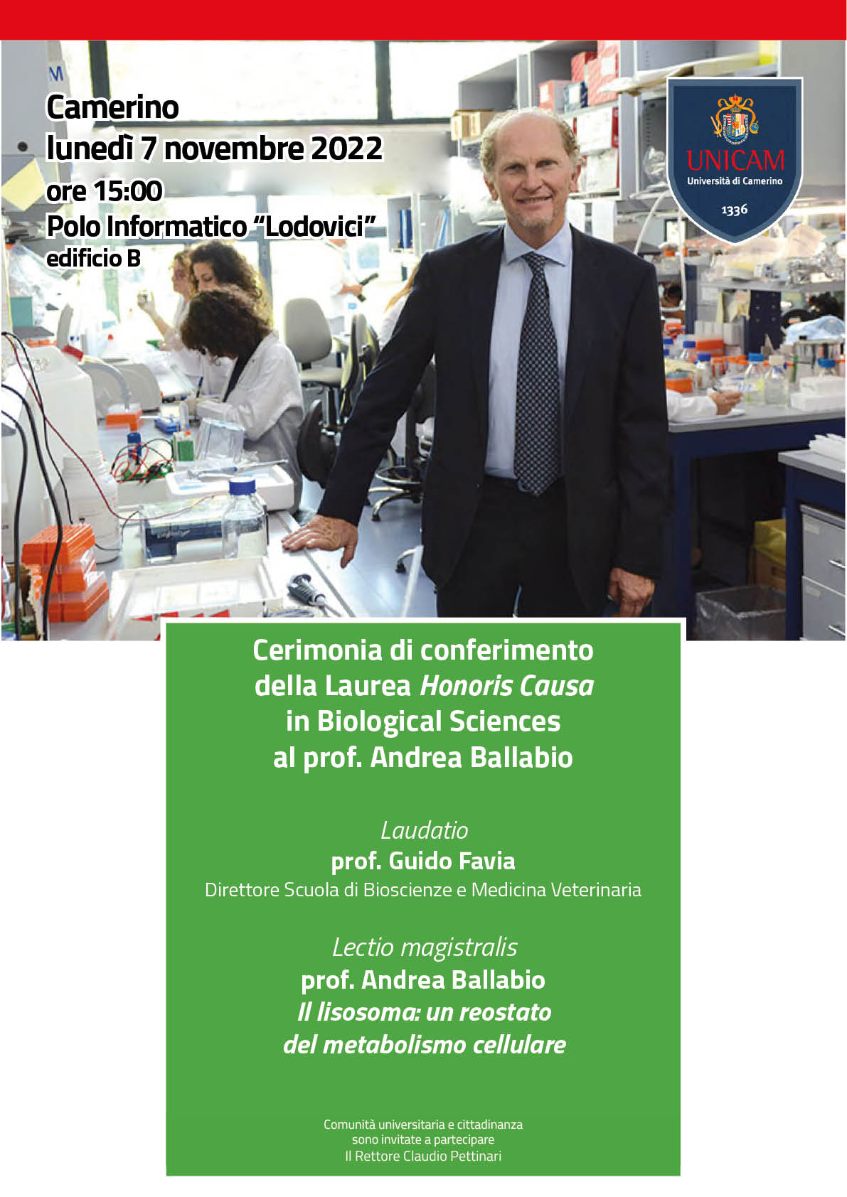 Locandina dell'evento