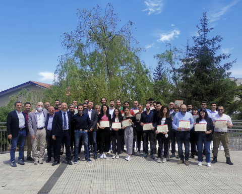 Gruppo dei partecipanti alla winter school