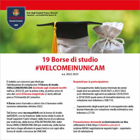 Borse di studio laurea magistrale shop