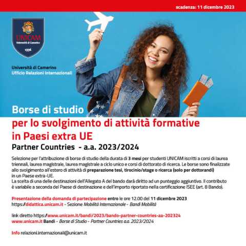 Unicam borse di studio on sale