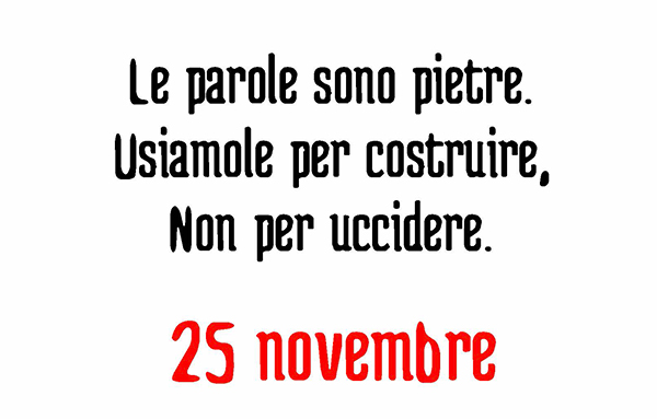 Giornata mondiale contro la violenza sulle donne