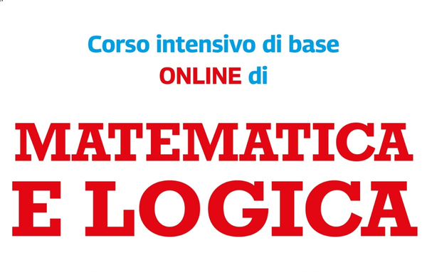 Corso intensivo di base online di matematica e logica 2025