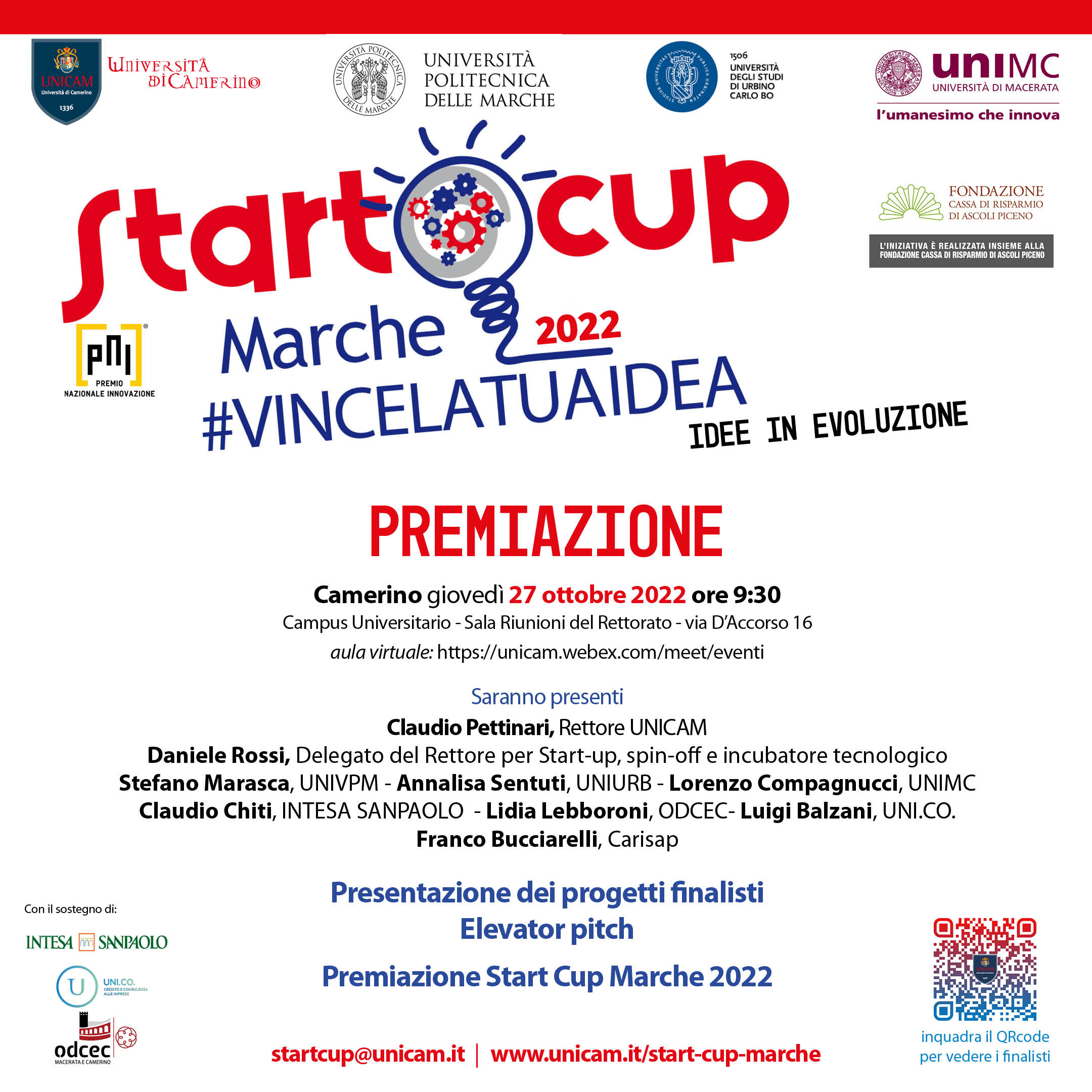 Premiazione Start Cup