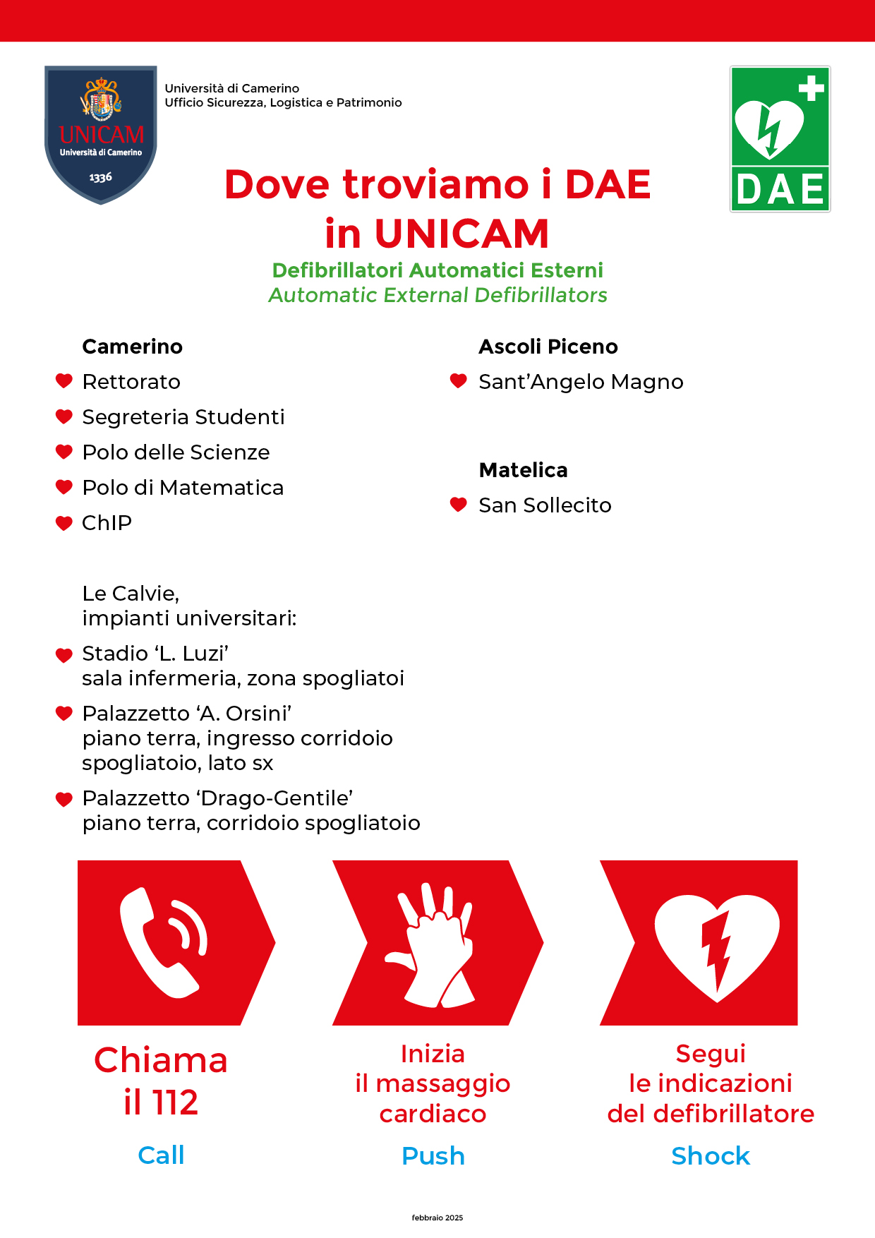 Locandina defibrillatori
