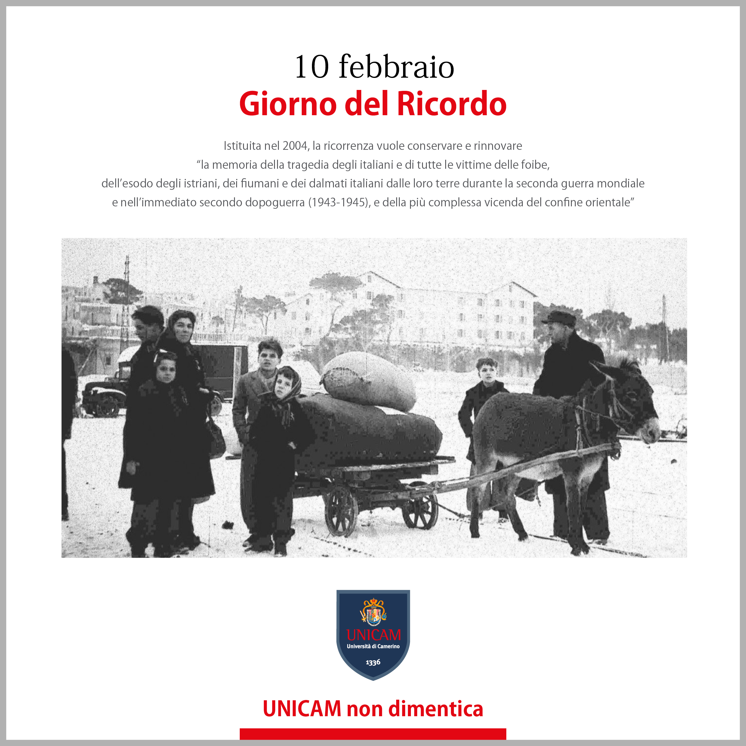 Giorno del Ricordo 2026