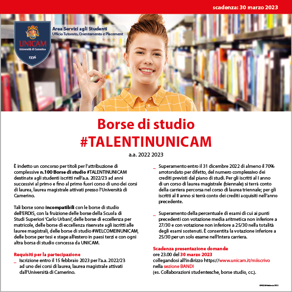 Borse talenti