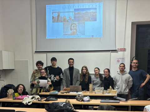 Un momento della premiazione della Student Challenge FIBSUN