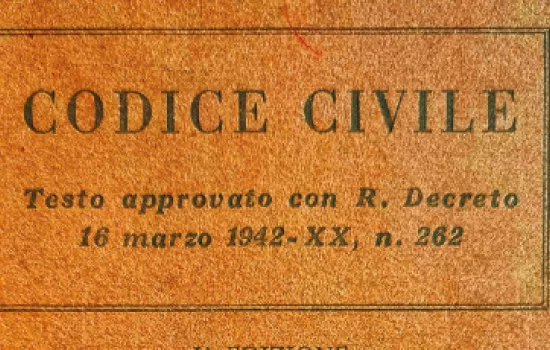 Gli 80 anni del Codice civile Gli 80 anni del Codice civile