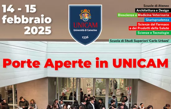 Porte Aperte in Unicam 2025 Porte Aperte in Unicam 2025
