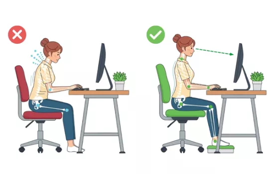 Sicurezza nell’utilizzo del videoterminale - La postura corretta