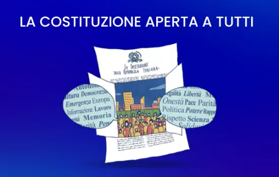 La costituzione aperta a tutti