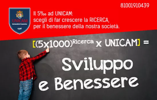 Il tuo 5 per mille ad Unicam