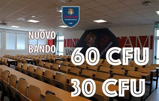 Corsi 60 CFU e 30 CFU Corsi 60 CFU e 30 CFU