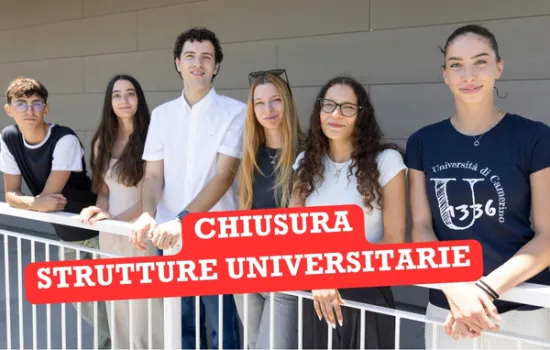 Chiusura delle strutture universitarie - Estate 2026