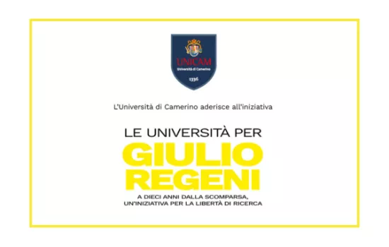 L’Università di Camerino aderisce all’iniziativa nazionale “Le Università per Giulio Regeni” con un evento dedicato alla libertà di ricerca.