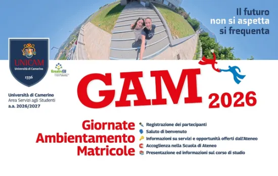 GAM 2026 - Giornate ambientamento matricole
